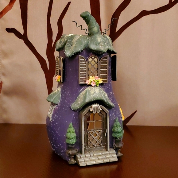 Vintage Partylite Eggplant candle holder